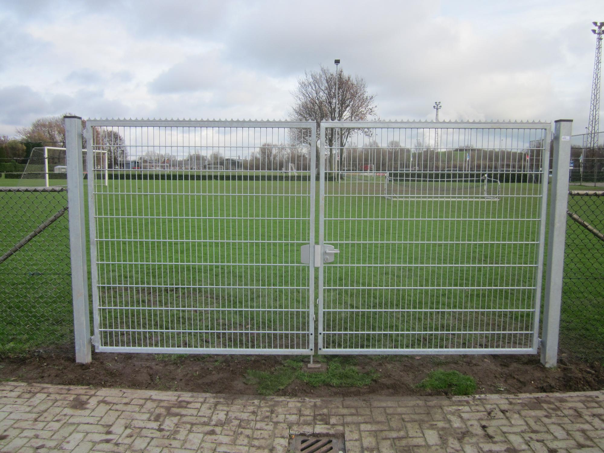 Hek dubbel poorten Hekwerken Beuningen